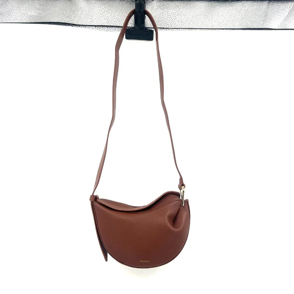 New Polene Tonca Pebbled Cognac Leather Bag $580 MSRP - Picture 2 of 7